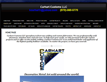 Tablet Screenshot of carhartcustoms.com
